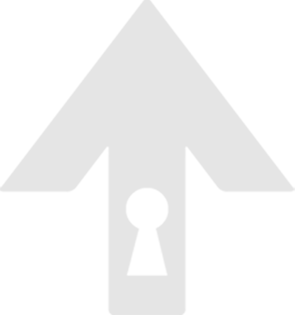 white arrow