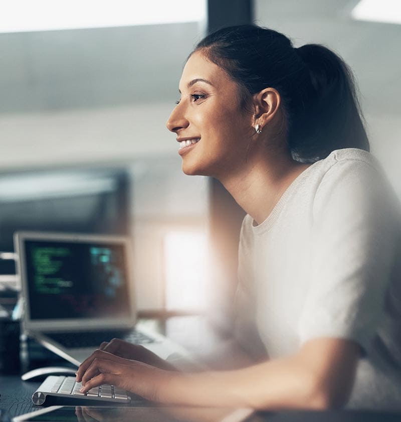 Woman in the office setting